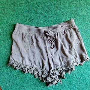 Forest green shorts